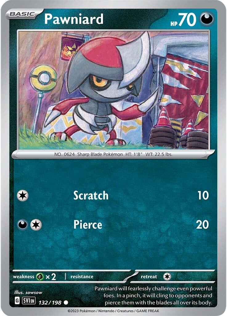 Pawniard (132/198) [Scarlet & Violet: Base Set] | Silver Goblin