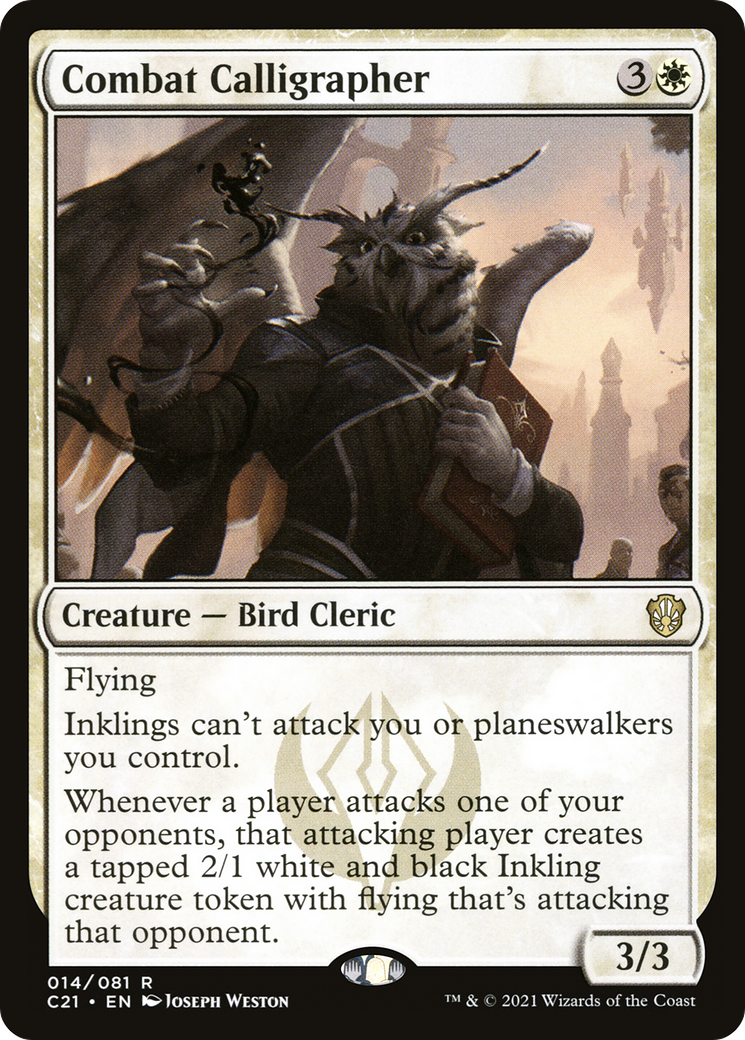 Combat Calligrapher (014) - Commander 2021