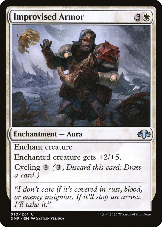 Improvised Armor [Dominaria Remastered] Foil