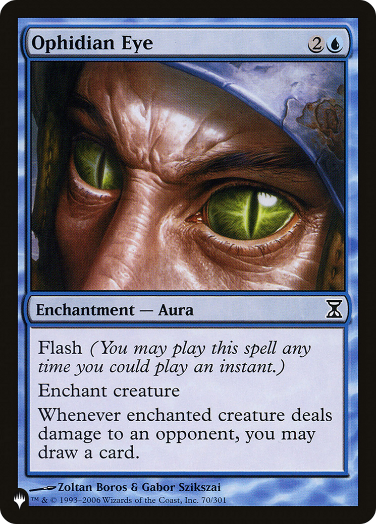 Ophidian Eye (TSP-70) - The List