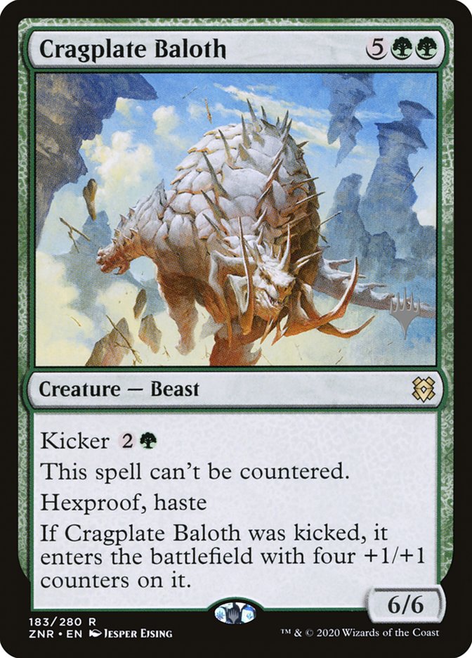 Cragplate Baloth (Promo Pack) [Zendikar Rising Promos] | Silver Goblin