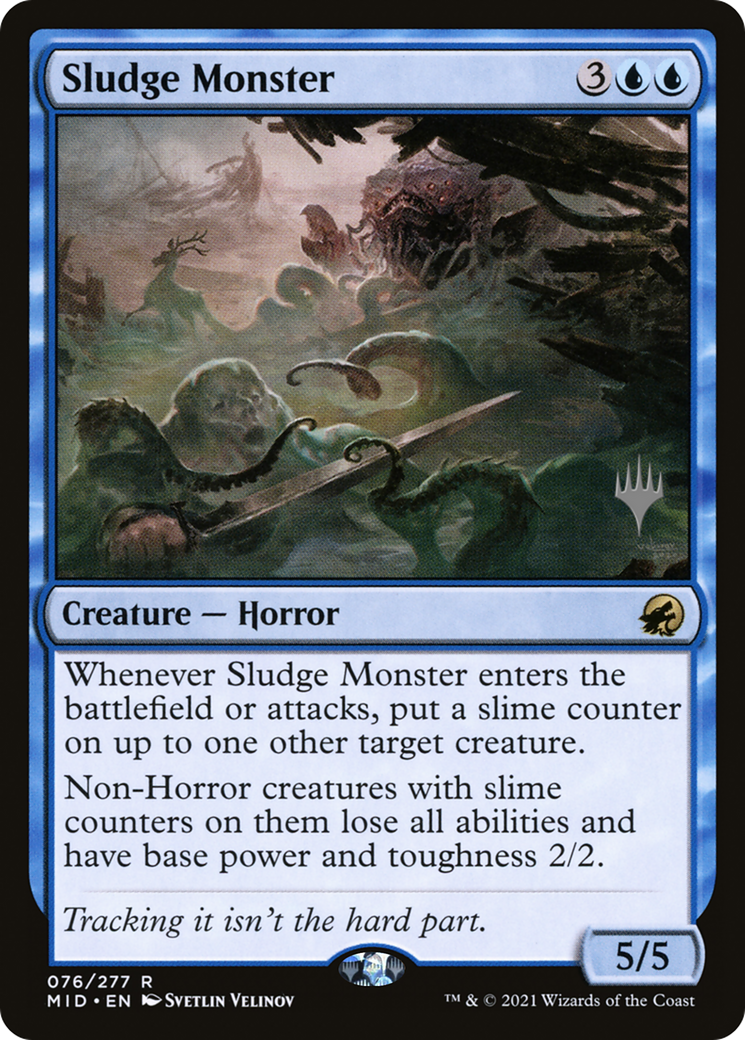 Sludge Monster (076) - Innistrad: Midnight Hunt Promos