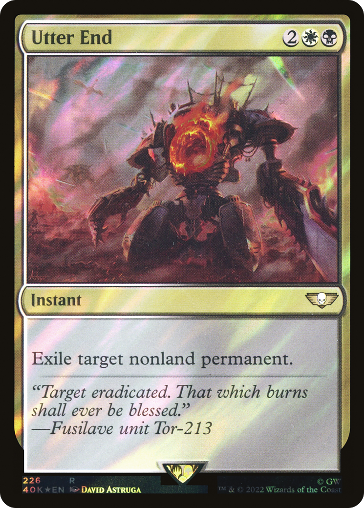 Utter End (226) Surge Foil - Warhammer 40,000 Commander