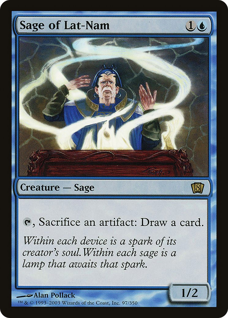 Sage of Lat-Nam (097) Foil - Eighth Edition