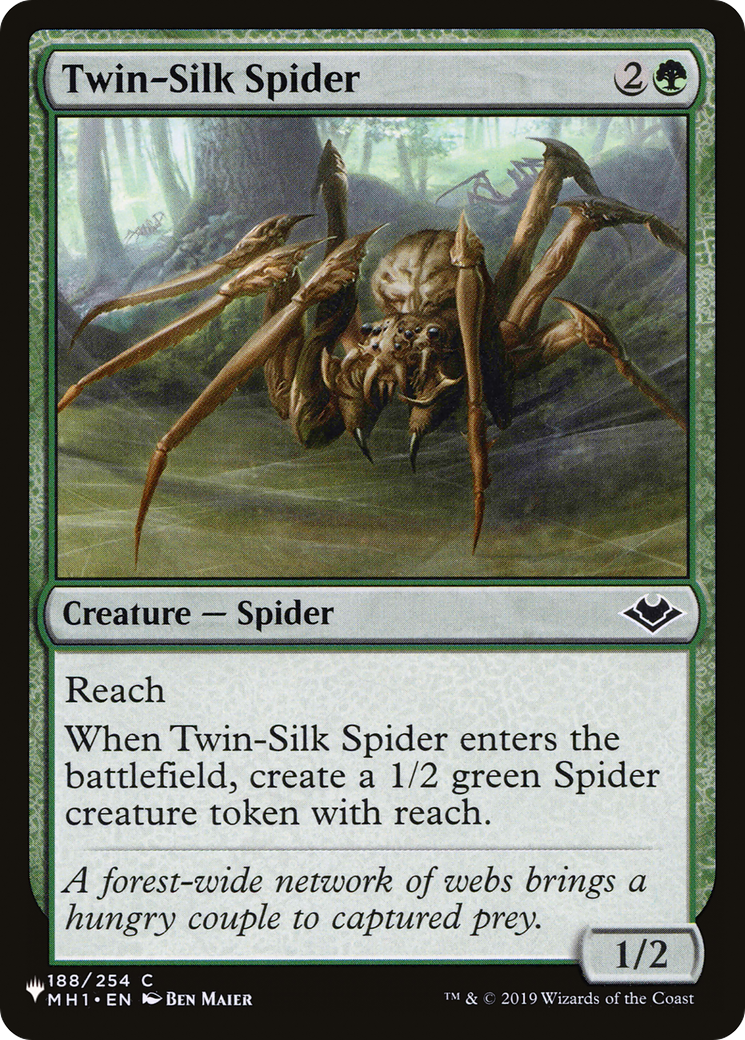 Twin-Silk Spider [The List Reprints] | Silver Goblin