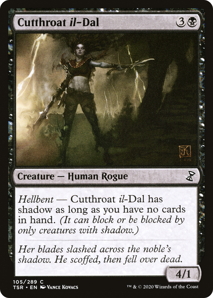 Cutthroat il-Dal (105) Foil - Time Spiral Remastered