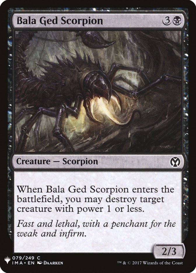 Bala Ged Scorpion [Mystery Booster] | Silver Goblin