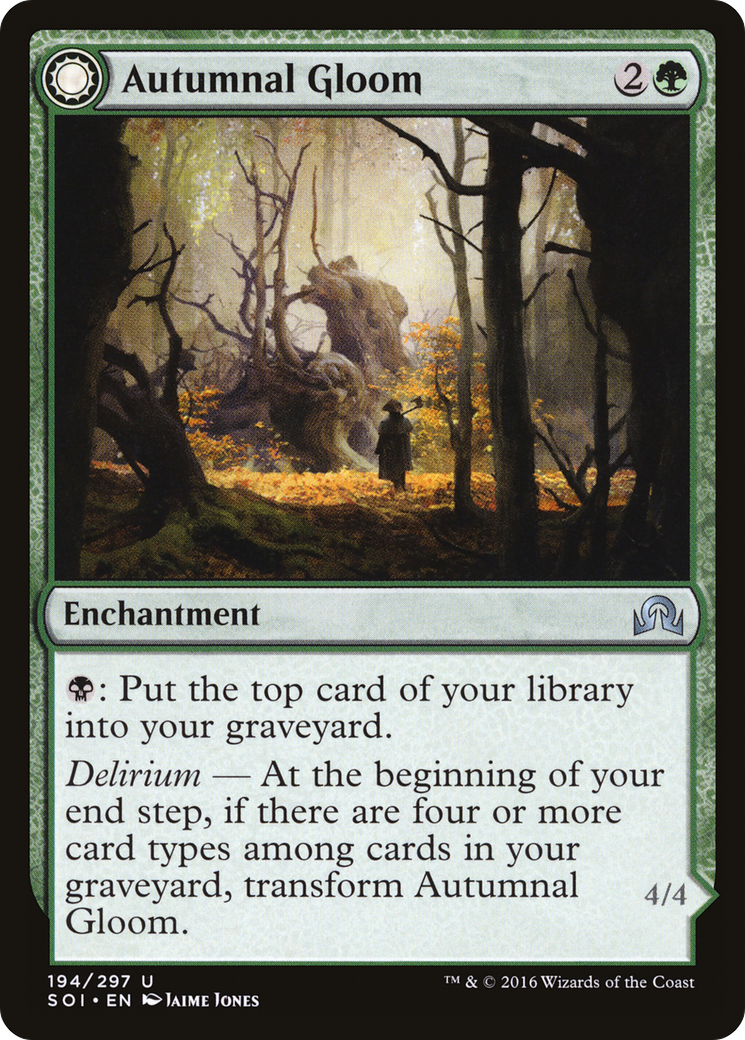 Autumnal Gloom (194) Foil - Shadows over Innistrad