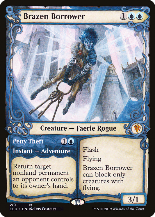 Brazen Borrower (Showcase) (281) Foil - Throne of Eldraine
