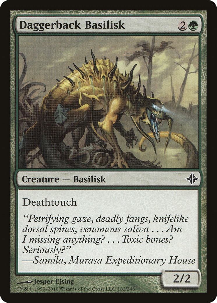 Daggerback Basilisk (182) Foil - Rise of the Eldrazi