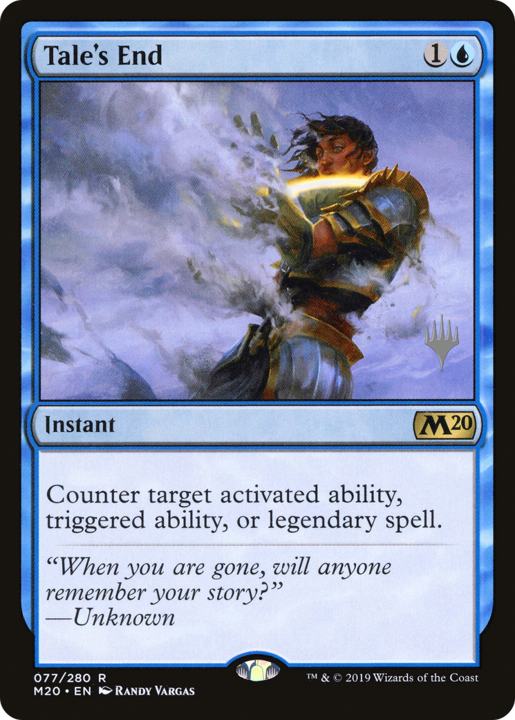 Tale's End (077) Foil - Core Set 2020 Promos