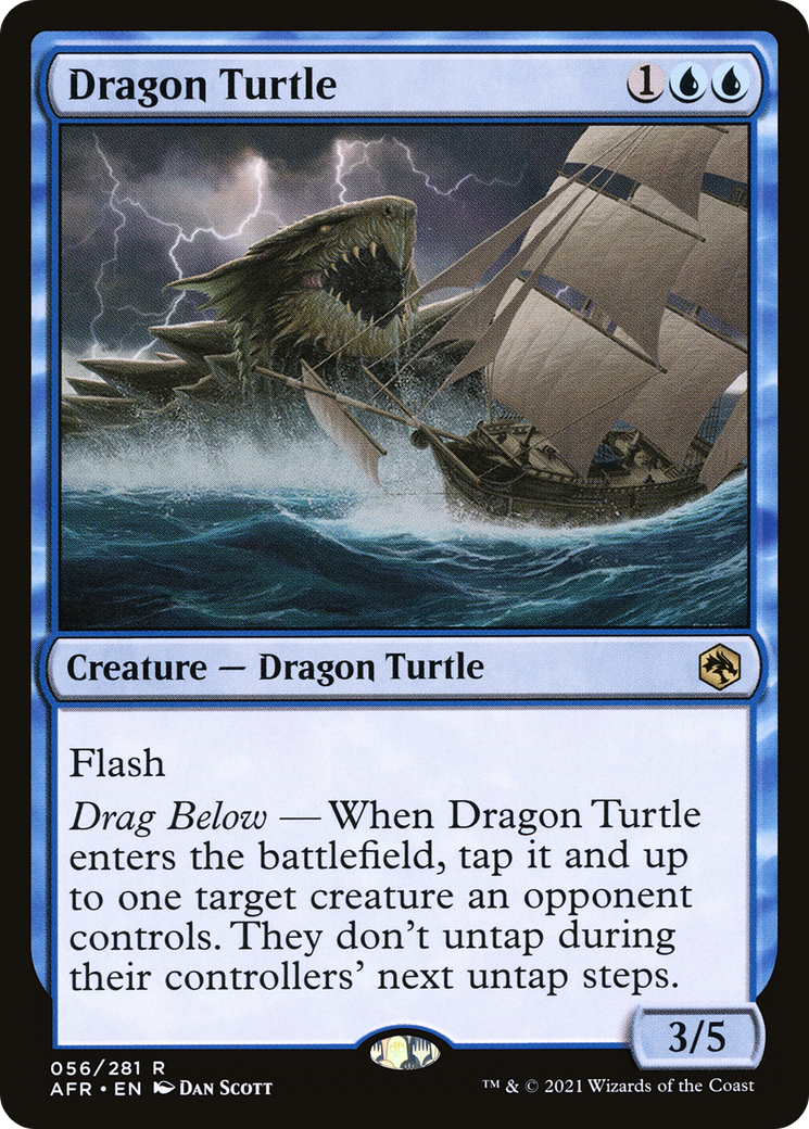 Dragon Turtle (056) Foil - Adventures in the Forgotten Realms