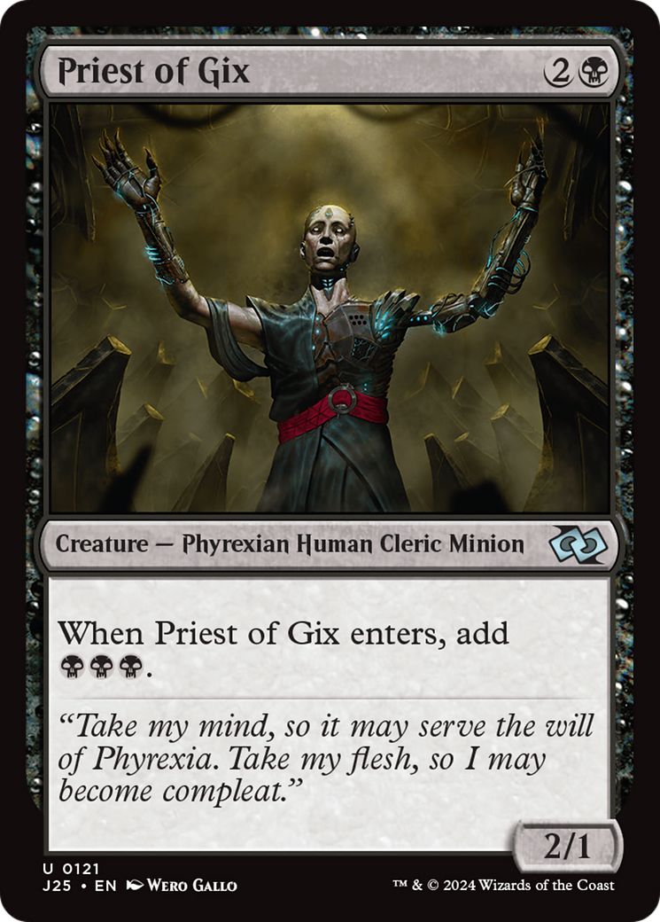 Priest of Gix [Foundations Jumpstart] | Silver Goblin