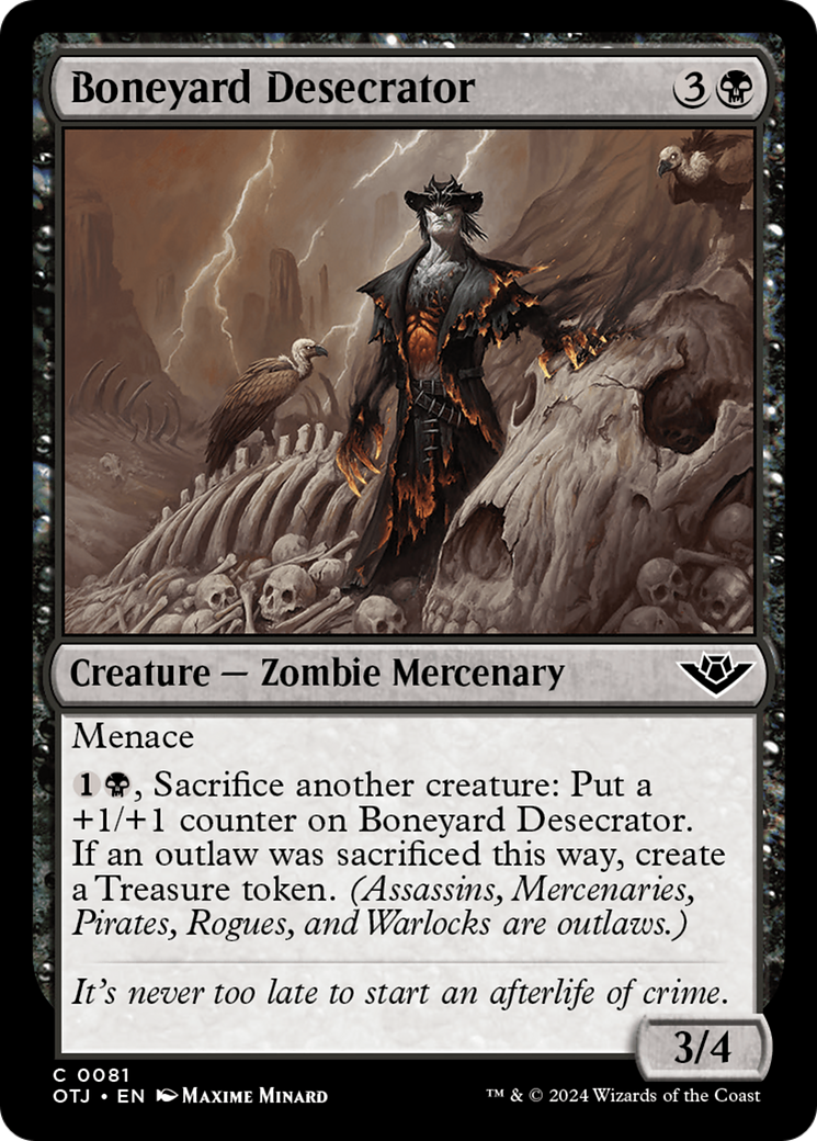 Boneyard Desecrator (081) - Outlaws of Thunder Junction