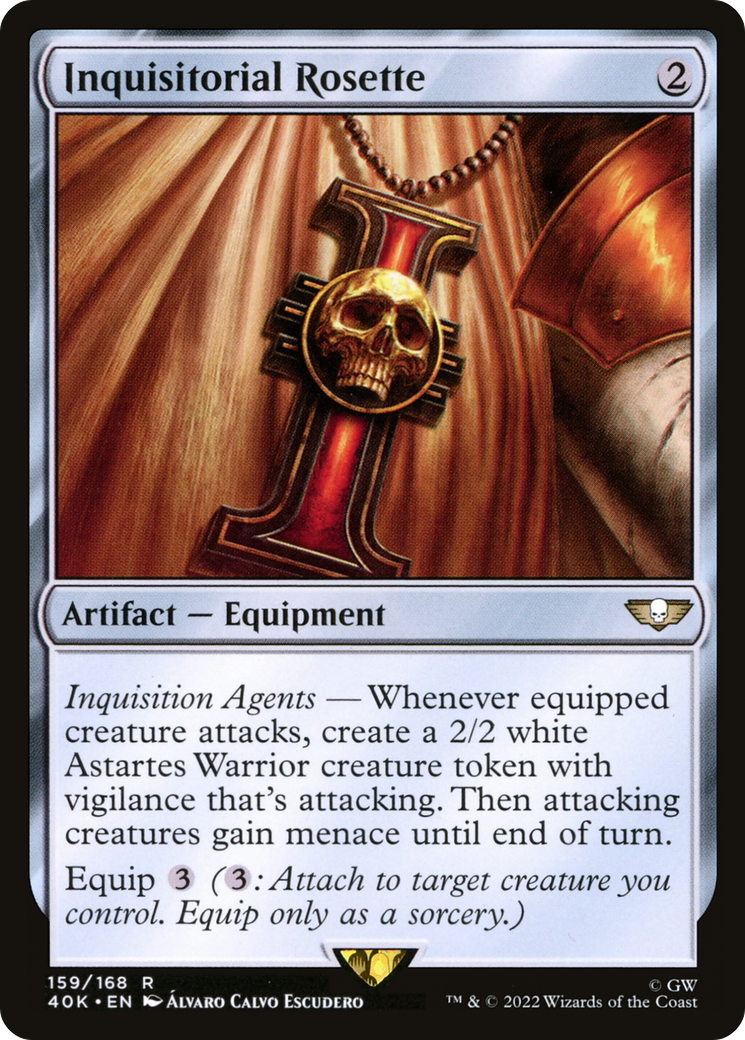 Inquisitorial Rosette (159) - Warhammer 40,000 Commander