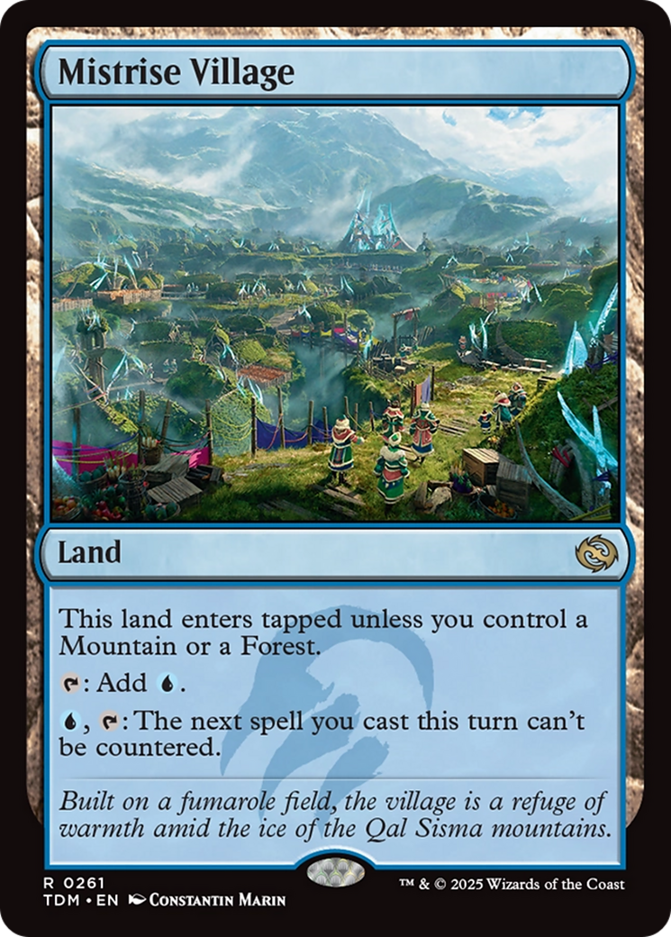 Mistrise Village (261) Foil - Tarkir: Dragonstorm