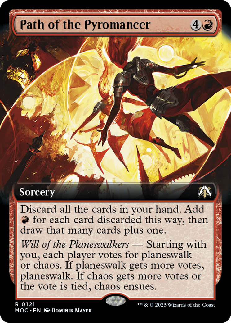 Path of the Pyromancer (Extended Art) [March of the Machine Commander] | Silver Goblin