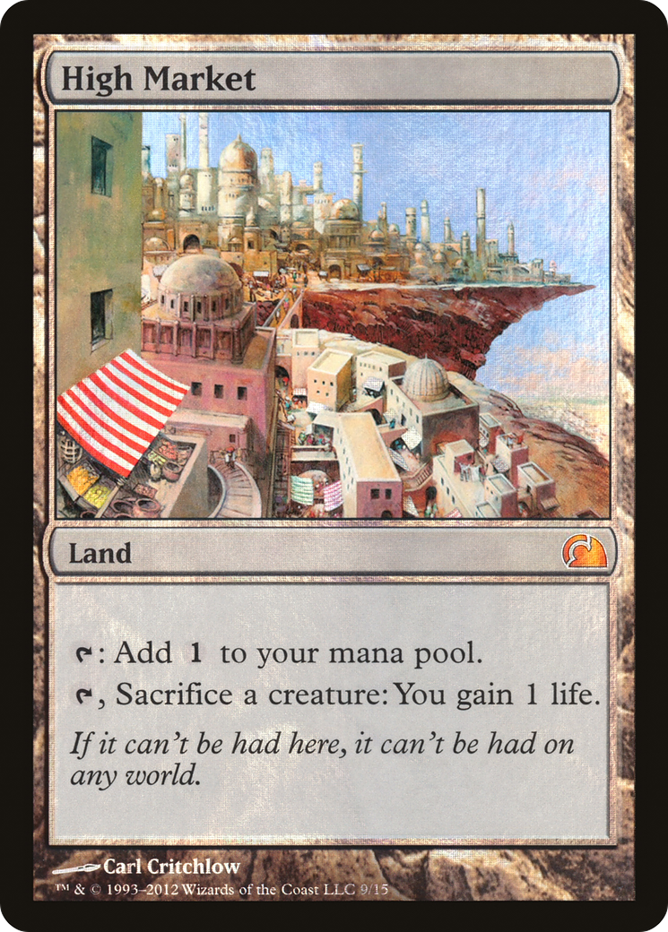 High Market (009) Foil - From the Vault: Realms