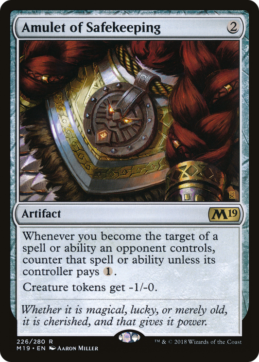 Amulet of Safekeeping (226) Foil - Core Set 2019