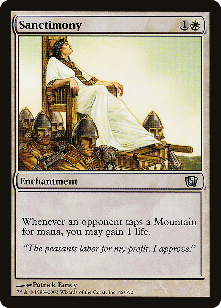 Sanctimony (042) Foil - Eighth Edition