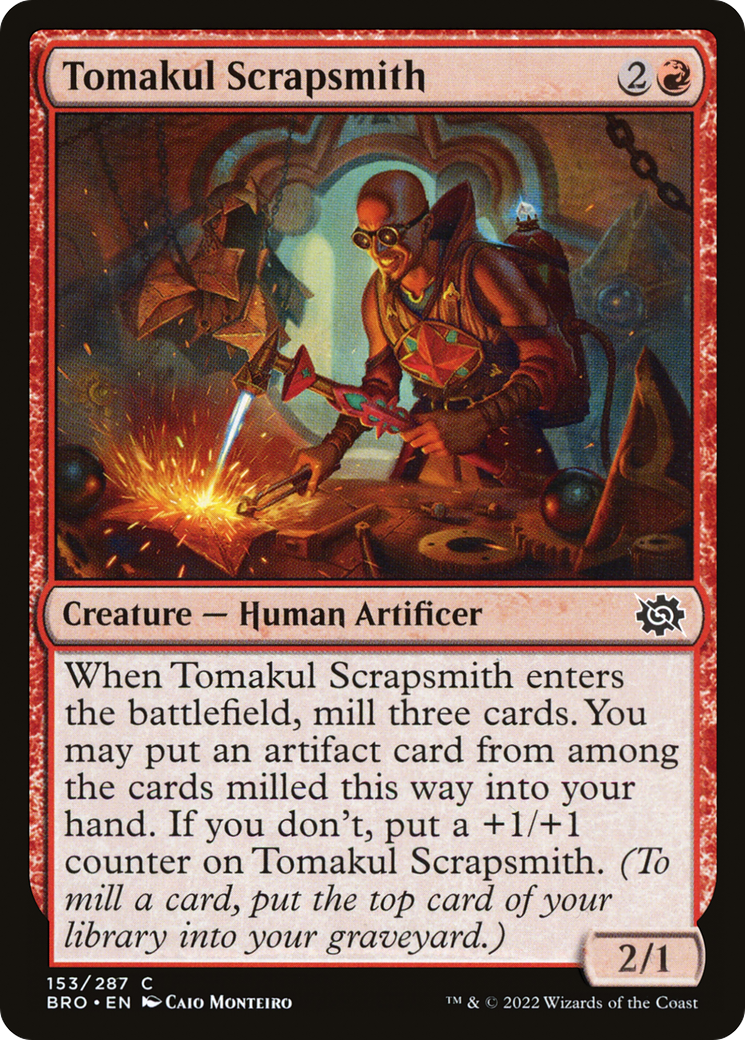 Tomakul Scrapsmith (153) Foil - The Brothers' War