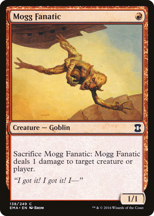 Mogg Fanatic (138) Foil - Eternal Masters