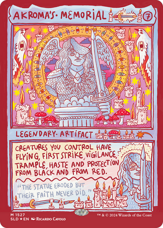 Akroma's Memorial (1527) Rainbow Foil - Secret Lair Drop