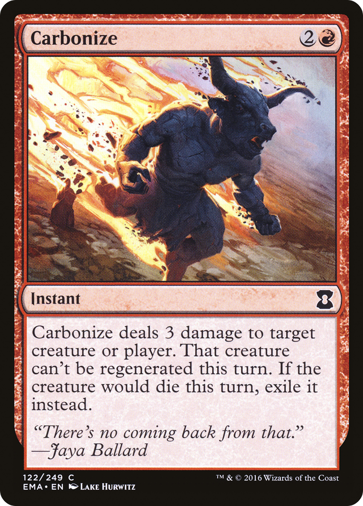 Carbonize (122) Foil - Eternal Masters