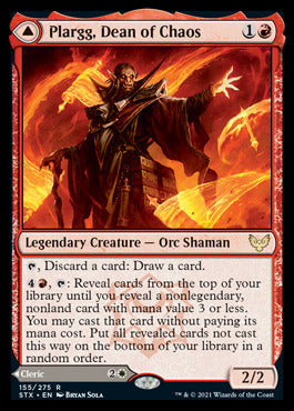 Plargg, Dean of Chaos (155) Foil - Strixhaven: School of Mages