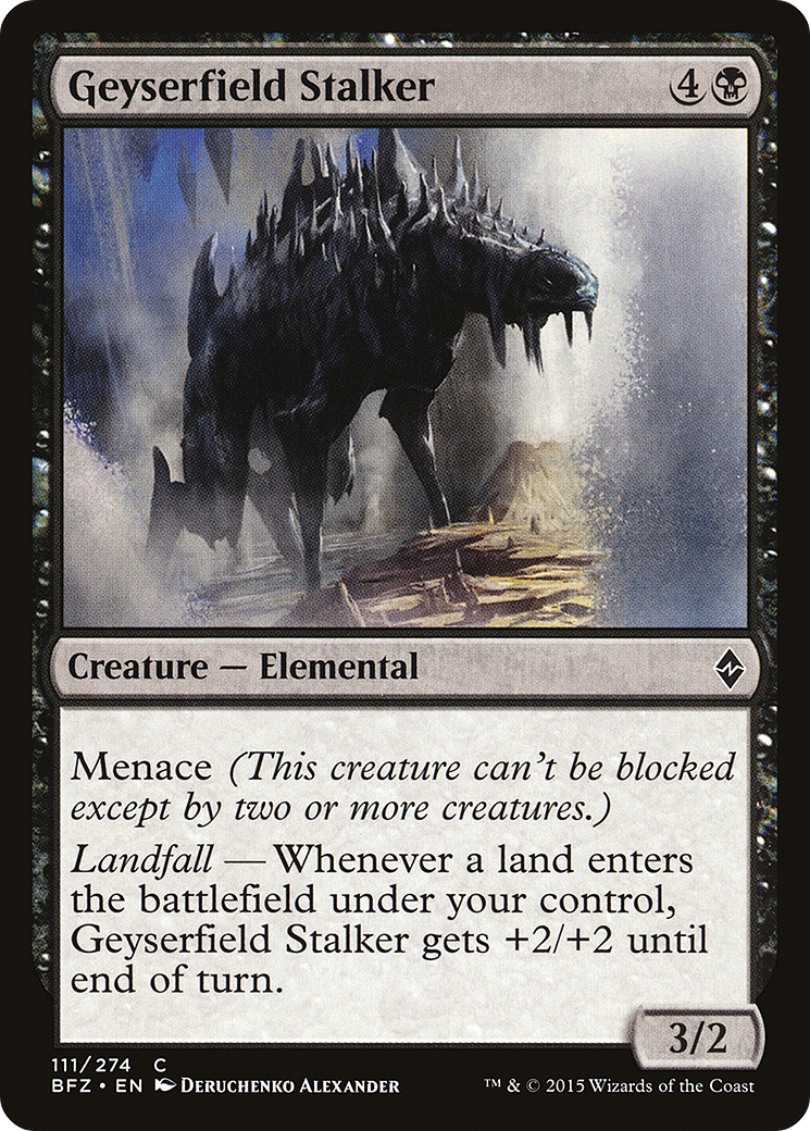 Geyserfield Stalker (111) Foil - Battle for Zendikar