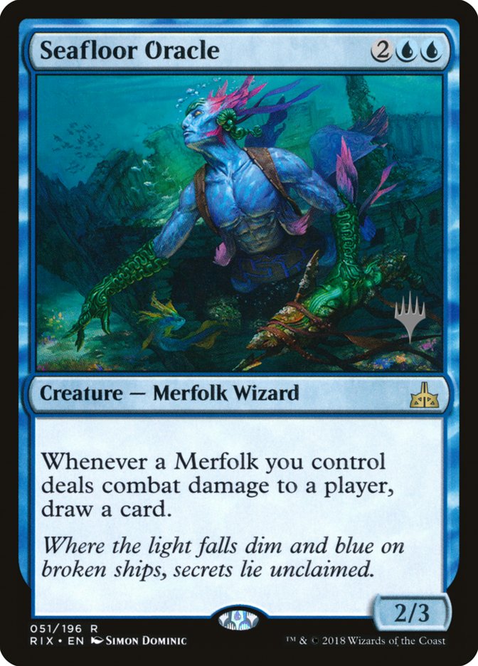 Seafloor Oracle (Promo Pack) [Rivals of Ixalan Promos] | Silver Goblin