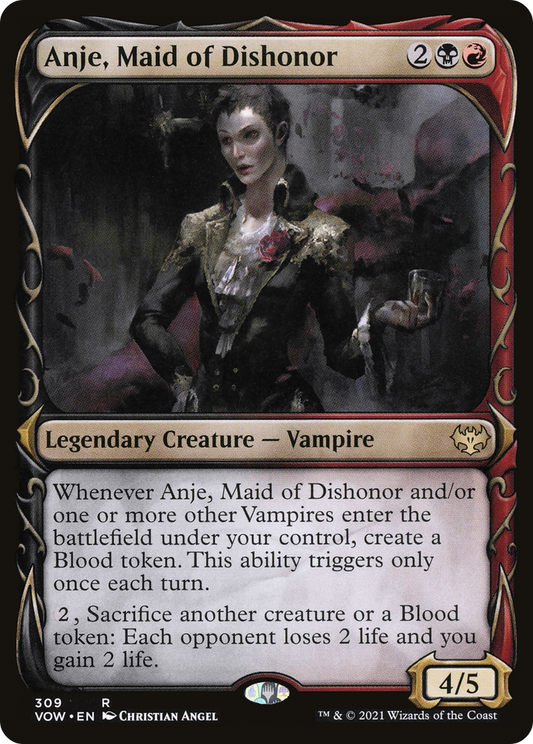 Anje, Maid of Dishonor (Showcase) (309) - Innistrad: Crimson Vow