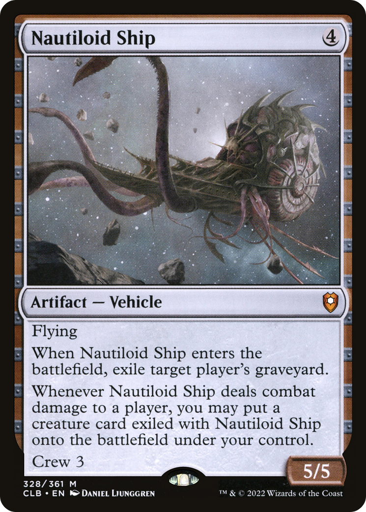 Nautiloid Ship (328) Foil - Commander Legends: Battle for Baldur's Gate