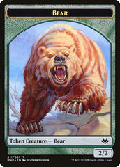 Goblin (010) // Bear (011) Double-Sided Token [Modern Horizons Tokens] | Silver Goblin