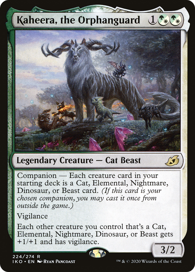 Kaheera, the Orphanguard (224) Foil - Ikoria: Lair of Behemoths