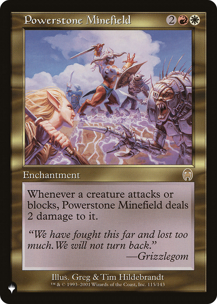 Powerstone Minefield (Retro) (APC-115) - The List
