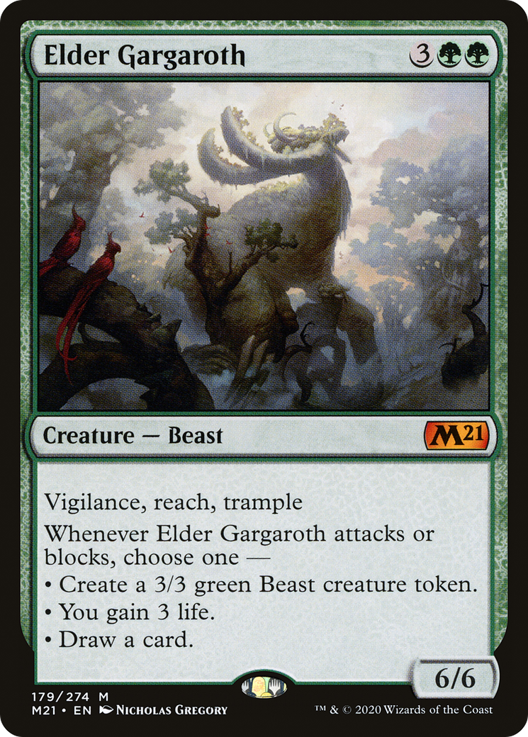Elder Gargaroth (179) Foil - Core Set 2021