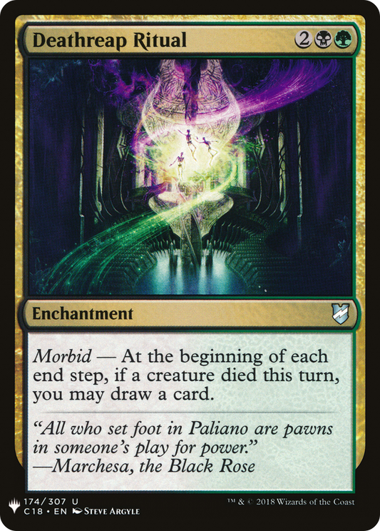 Deathreap Ritual (C18-174) - The List