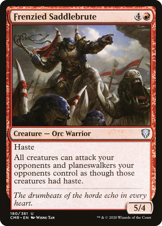 Frenzied Saddlebrute (180) - Commander Legends