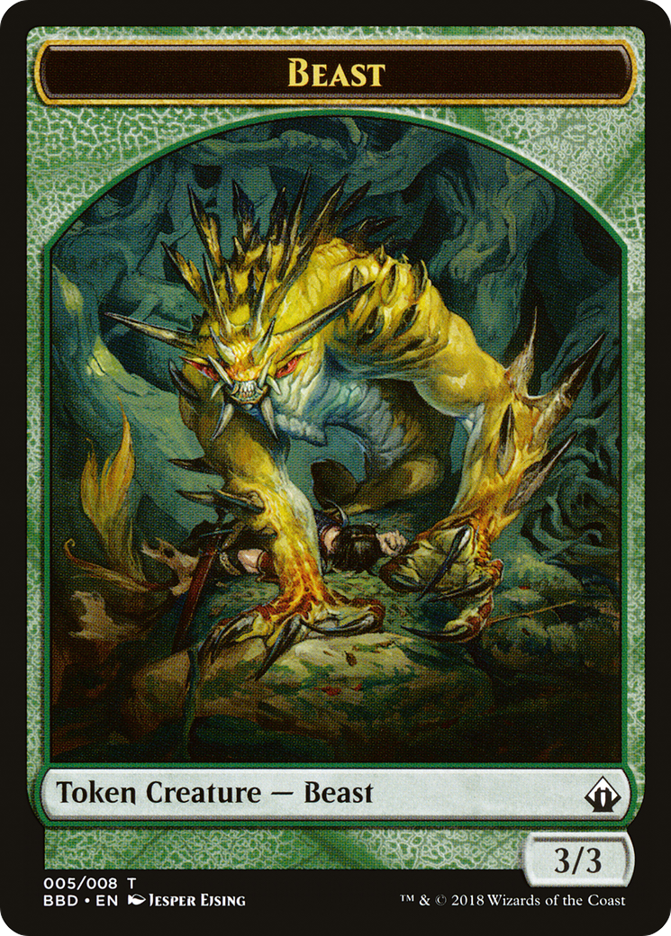 Beast (005) - Battlebond Tokens