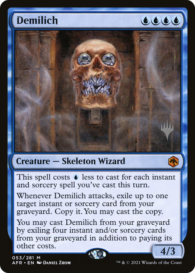 Demilich (53p) Foil - Adventures in the Forgotten Realms Promos