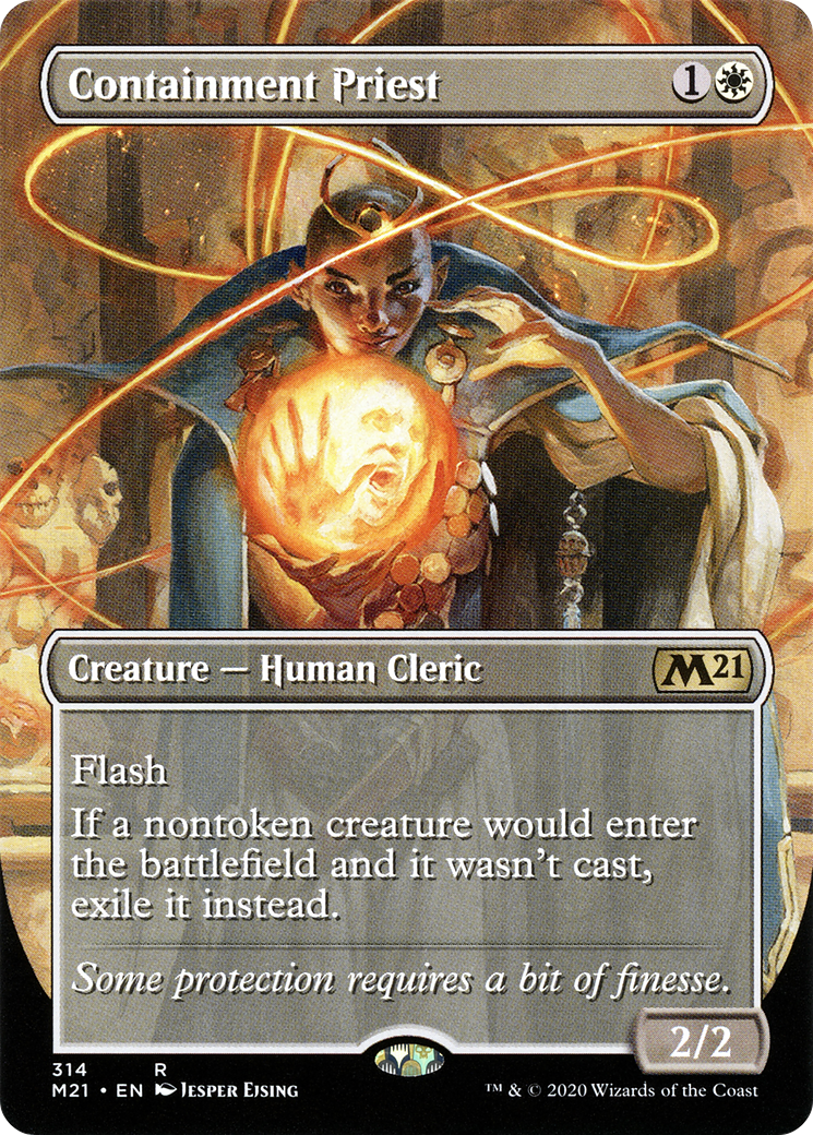 Containment Priest (Alternate Art) (314) - Core Set 2021
