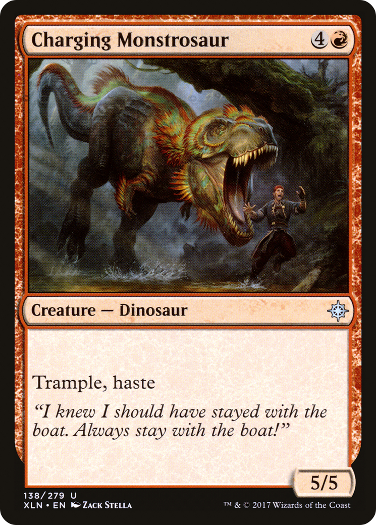 Charging Monstrosaur (138) Foil - Ixalan