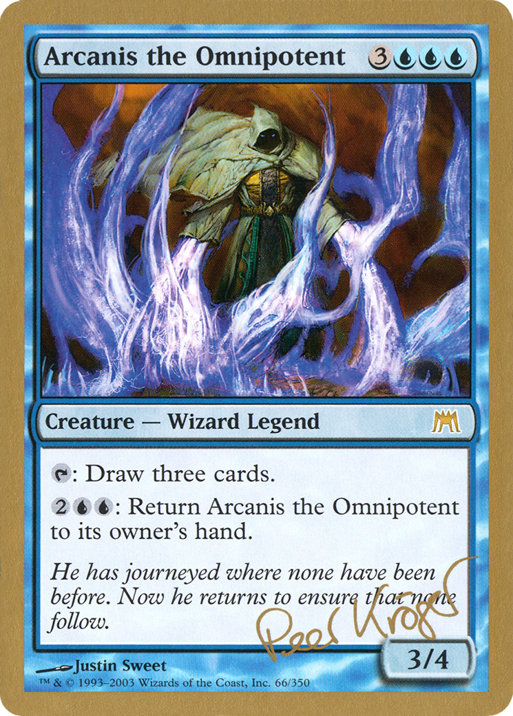 Arcanis the Omnipotent (Peer Kroger) [World Championship Decks 2003] | Silver Goblin