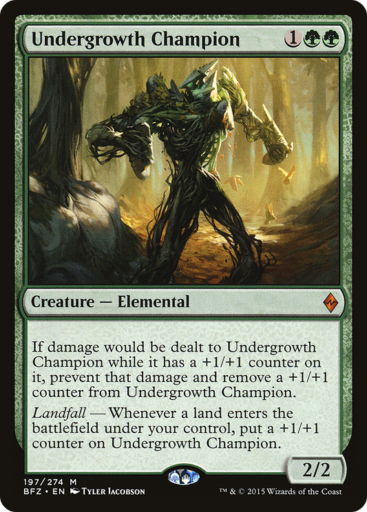 Undergrowth Champion [Battle for Zendikar] Foil