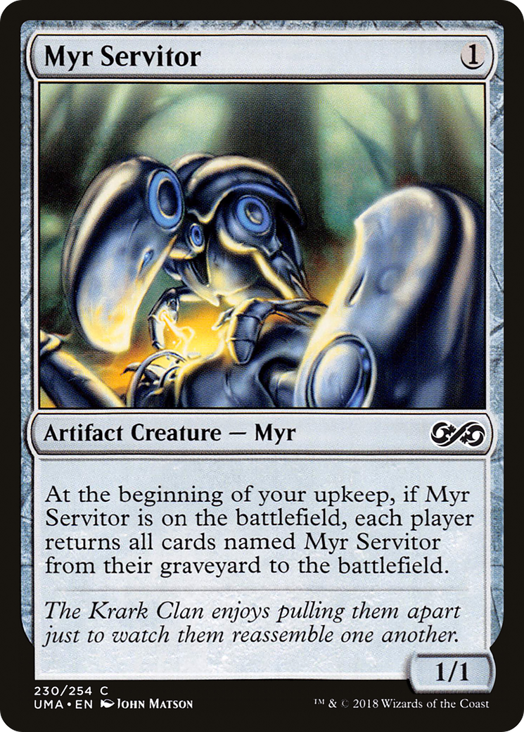 Myr Servitor (230) Foil - Ultimate Masters