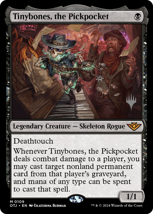 Tinybones, the Pickpocket (Promo Pack) [Outlaws of Thunder Junction Promos] Foil