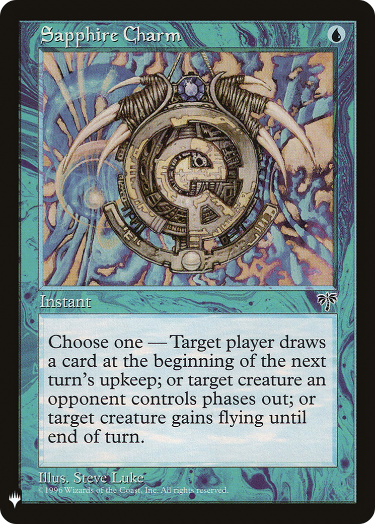 Sapphire Charm (Retro) (MIR-89) - The List