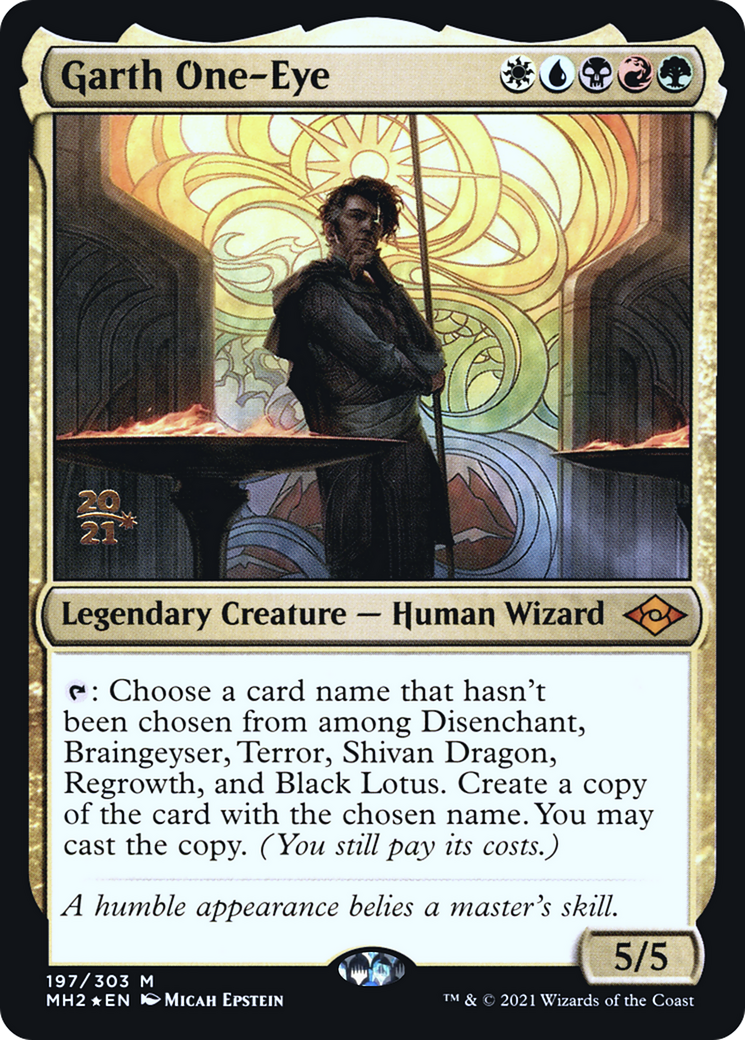 Garth One-Eye (197) Foil - Modern Horizons 2 Promos