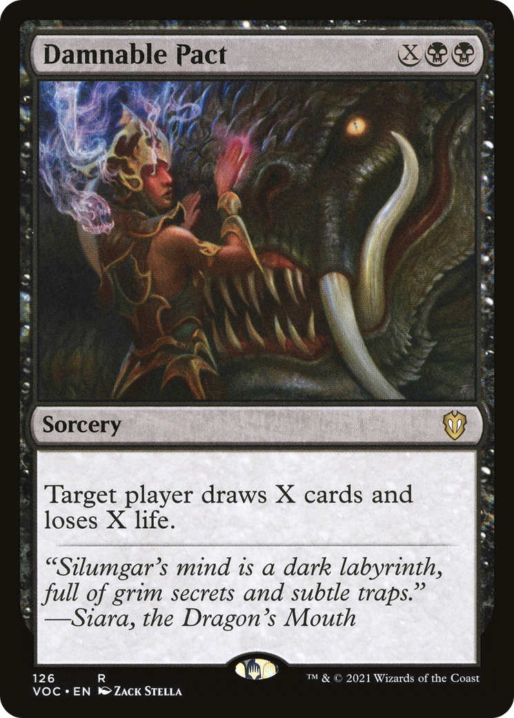 Damnable Pact (126) - Crimson Vow Commander
